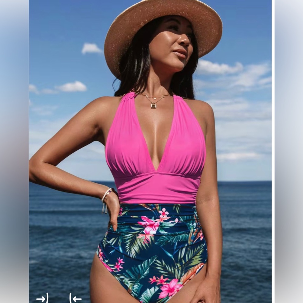 Brand new, never worn slimming bathing suit from Cupshe!